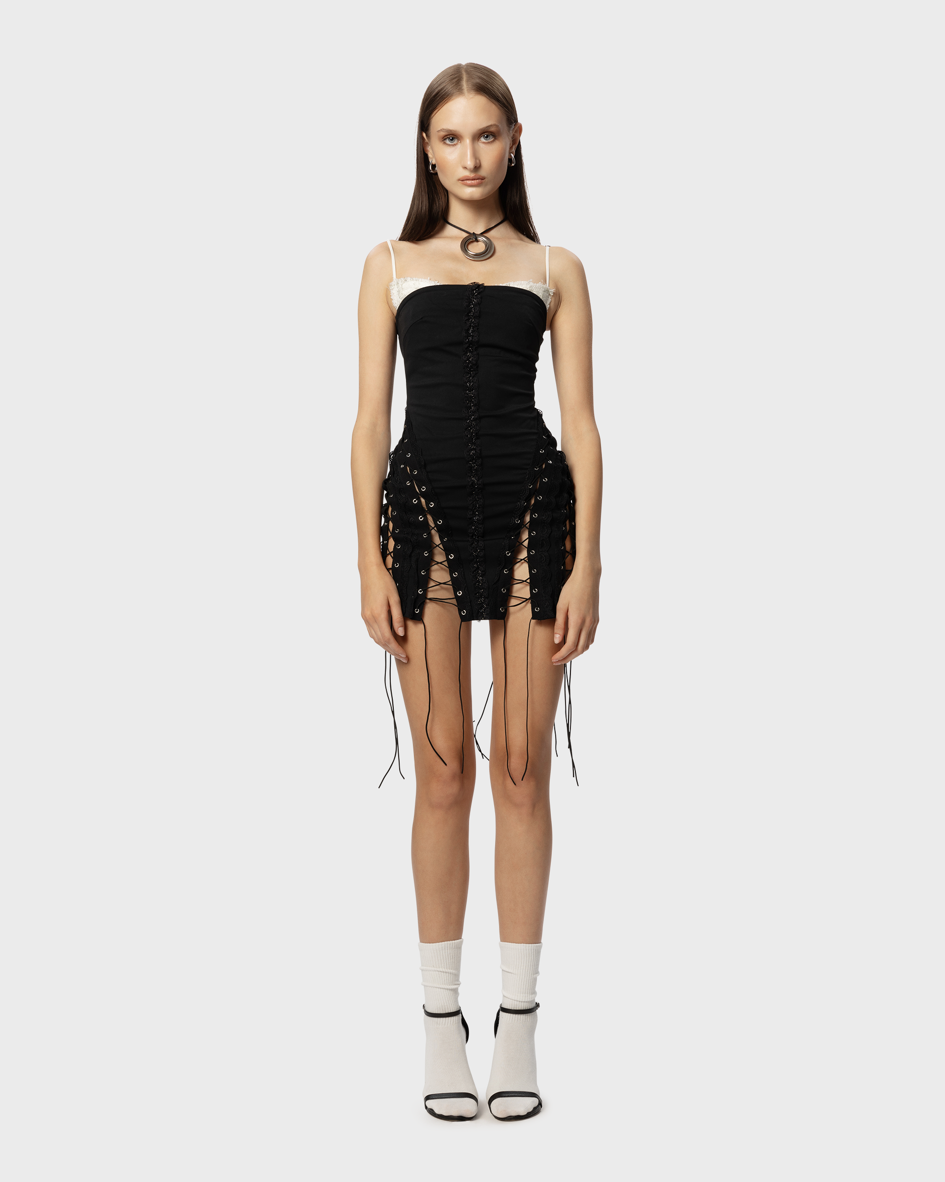 Sorry I'm Late Dress Black