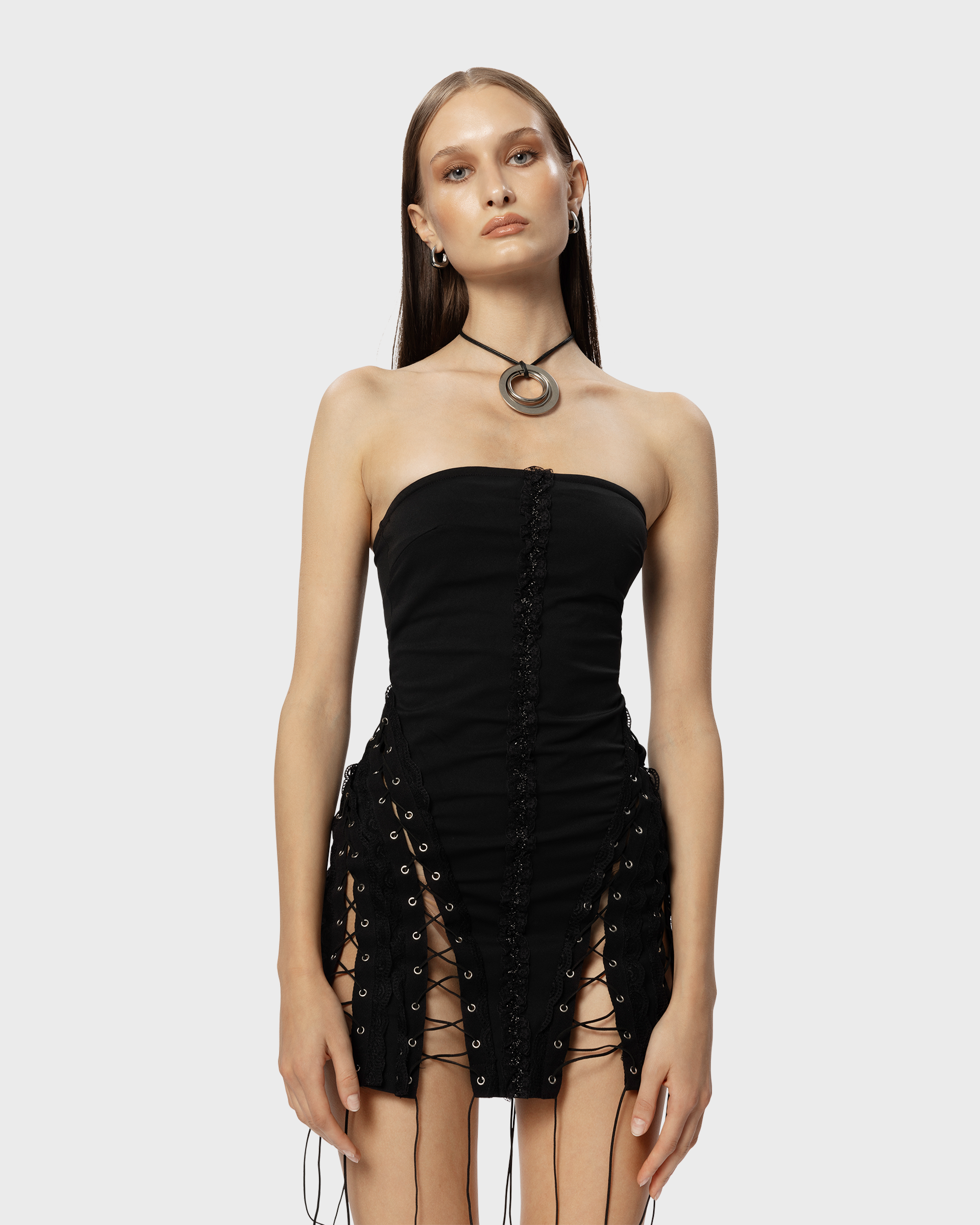 Sorry I'm Late Dress Black