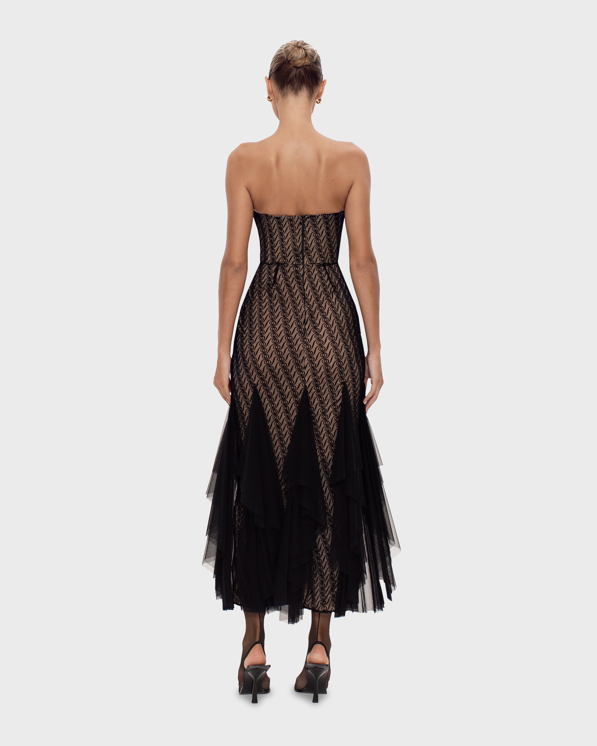 Alizee Strapless Dress Black