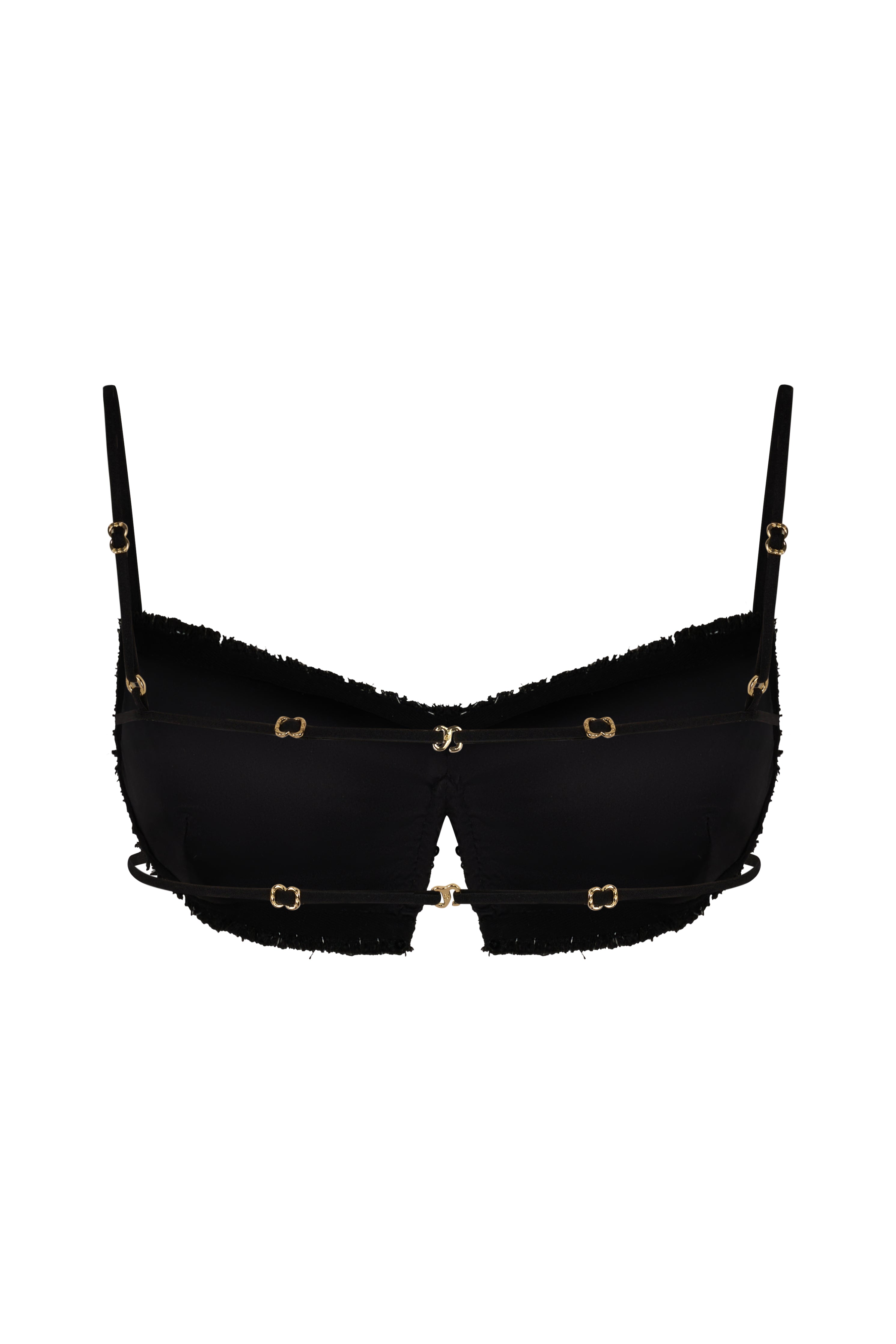 ASAP Tweed Top Black