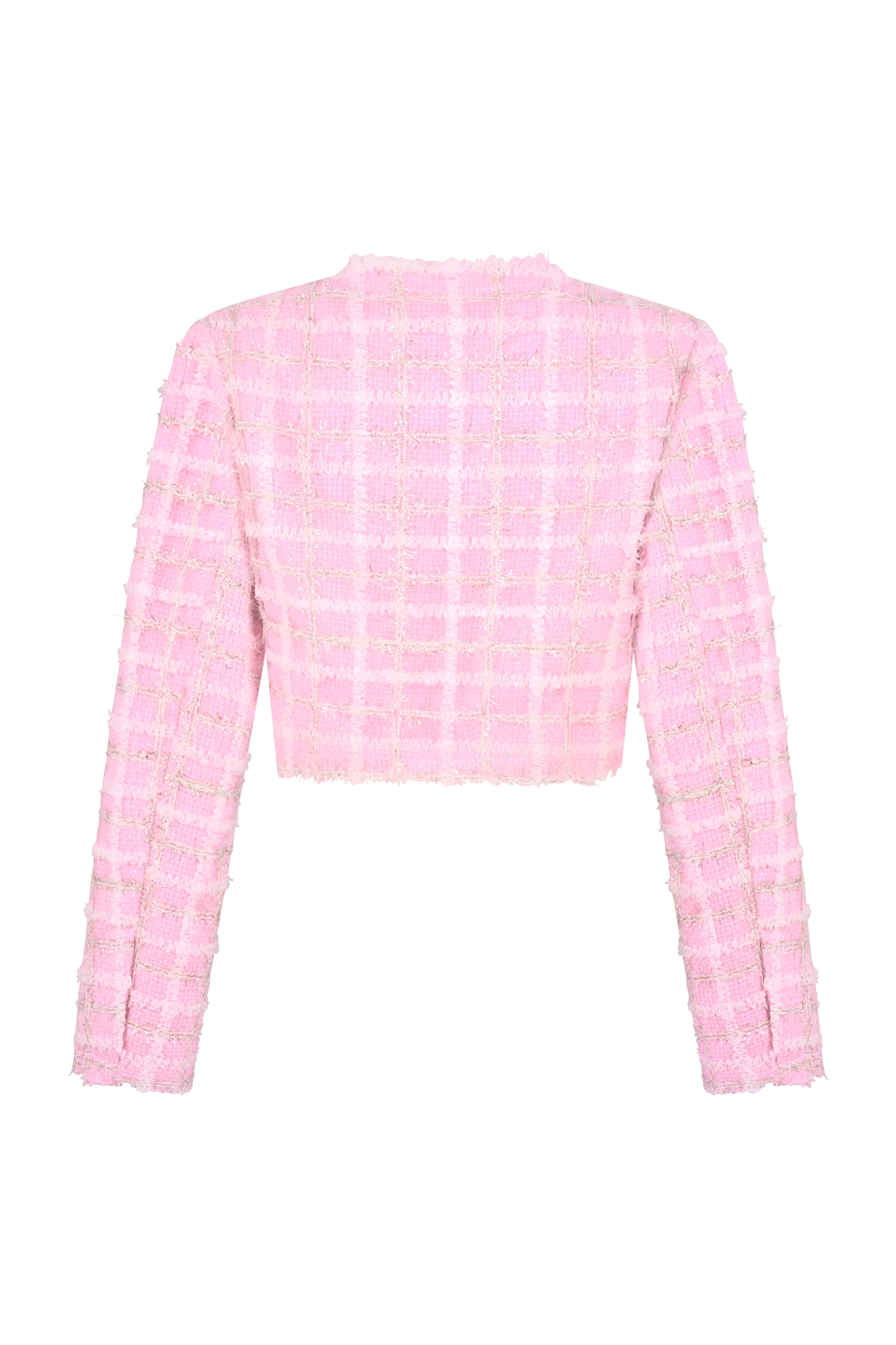 High Priority Tweed Jacket Pink