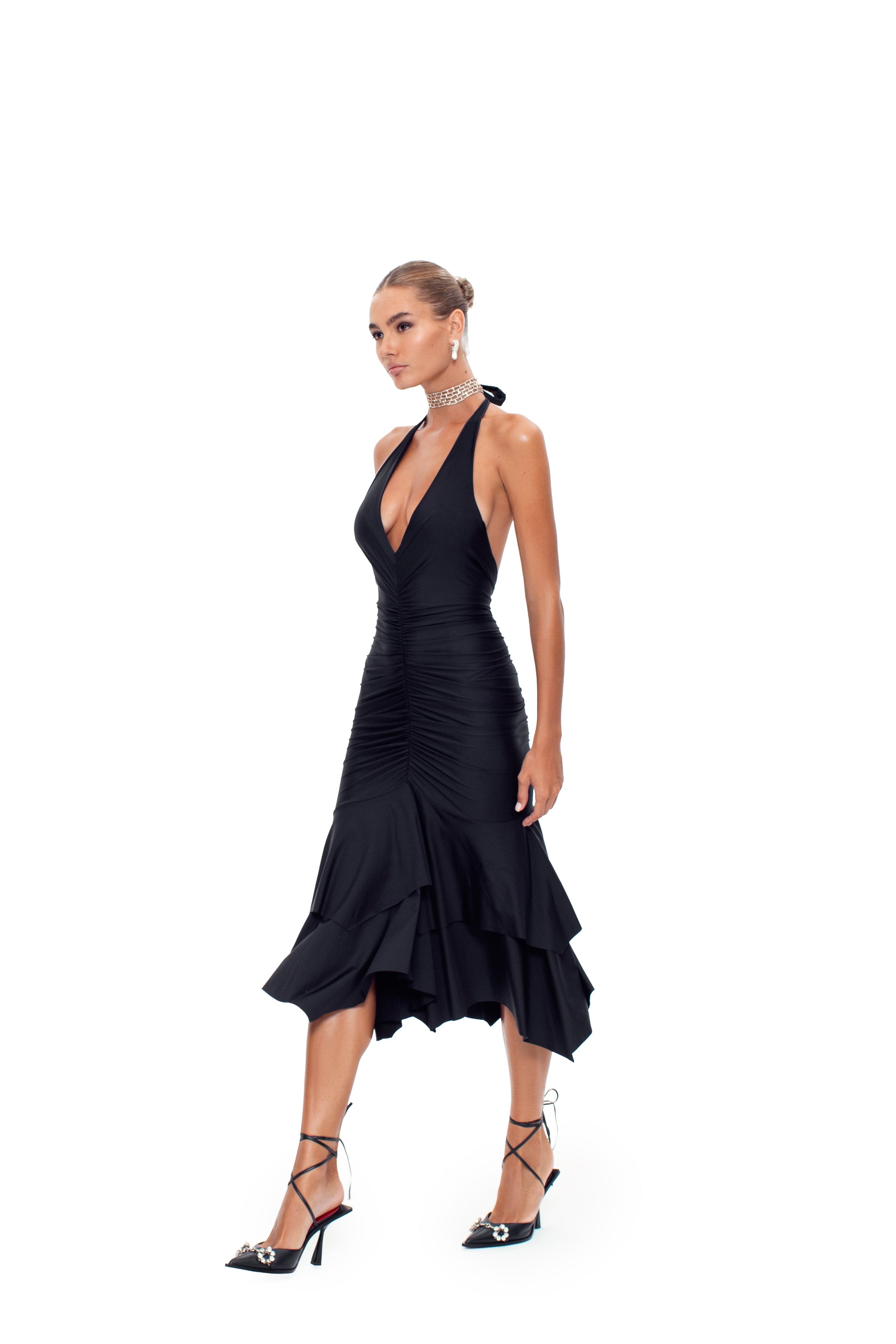 Esmeralda Dress Black