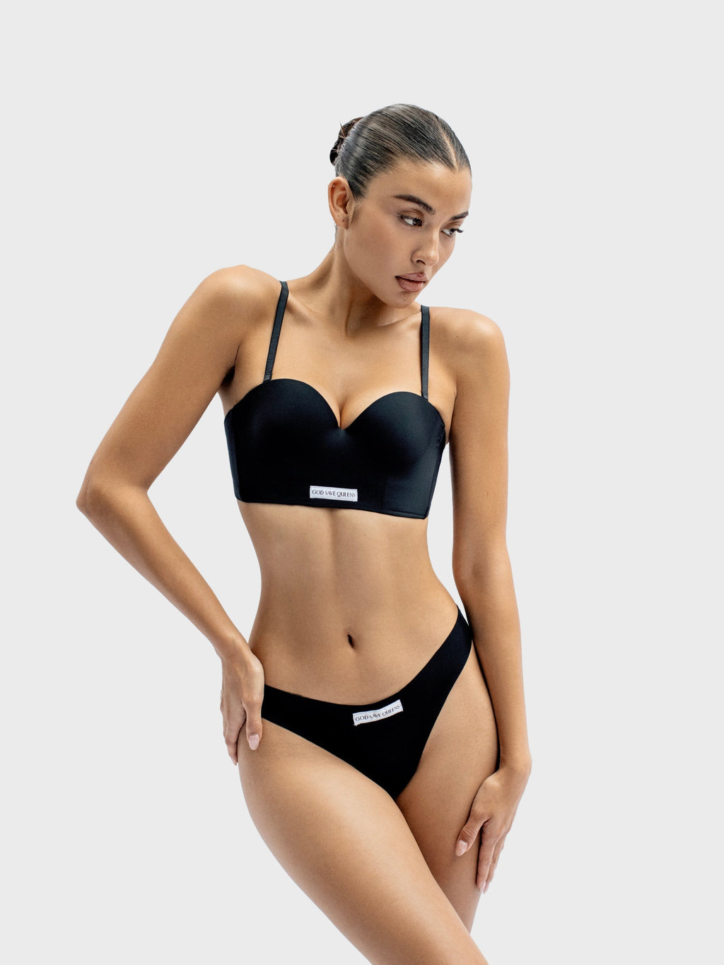 Second Skin Thong Black