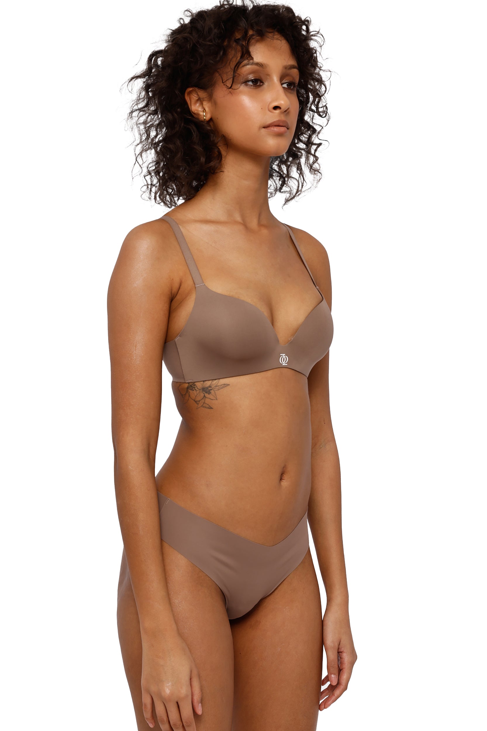 Second Skin Teardrop Bra Mushroom