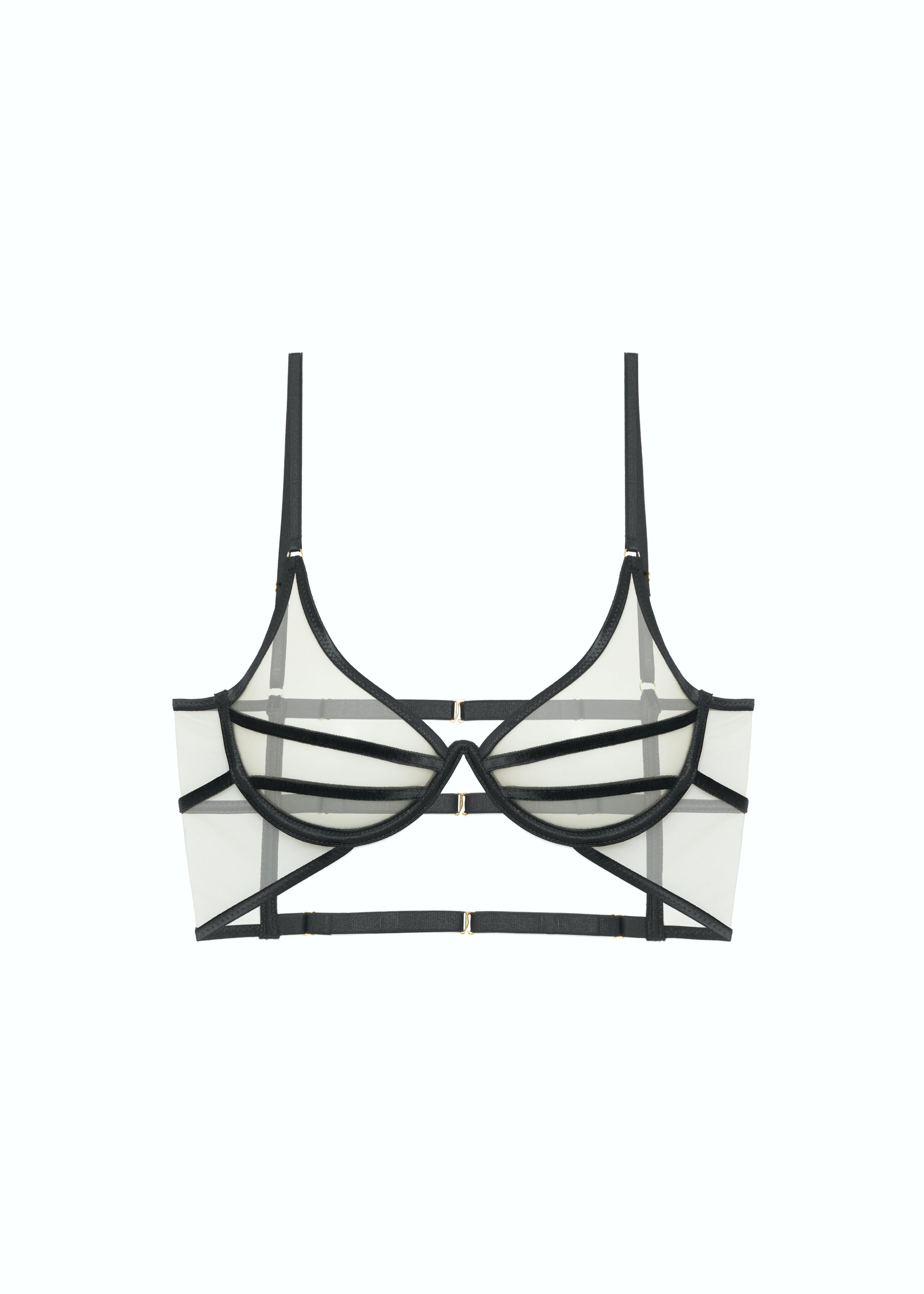 Forget Me Not Bustier Black