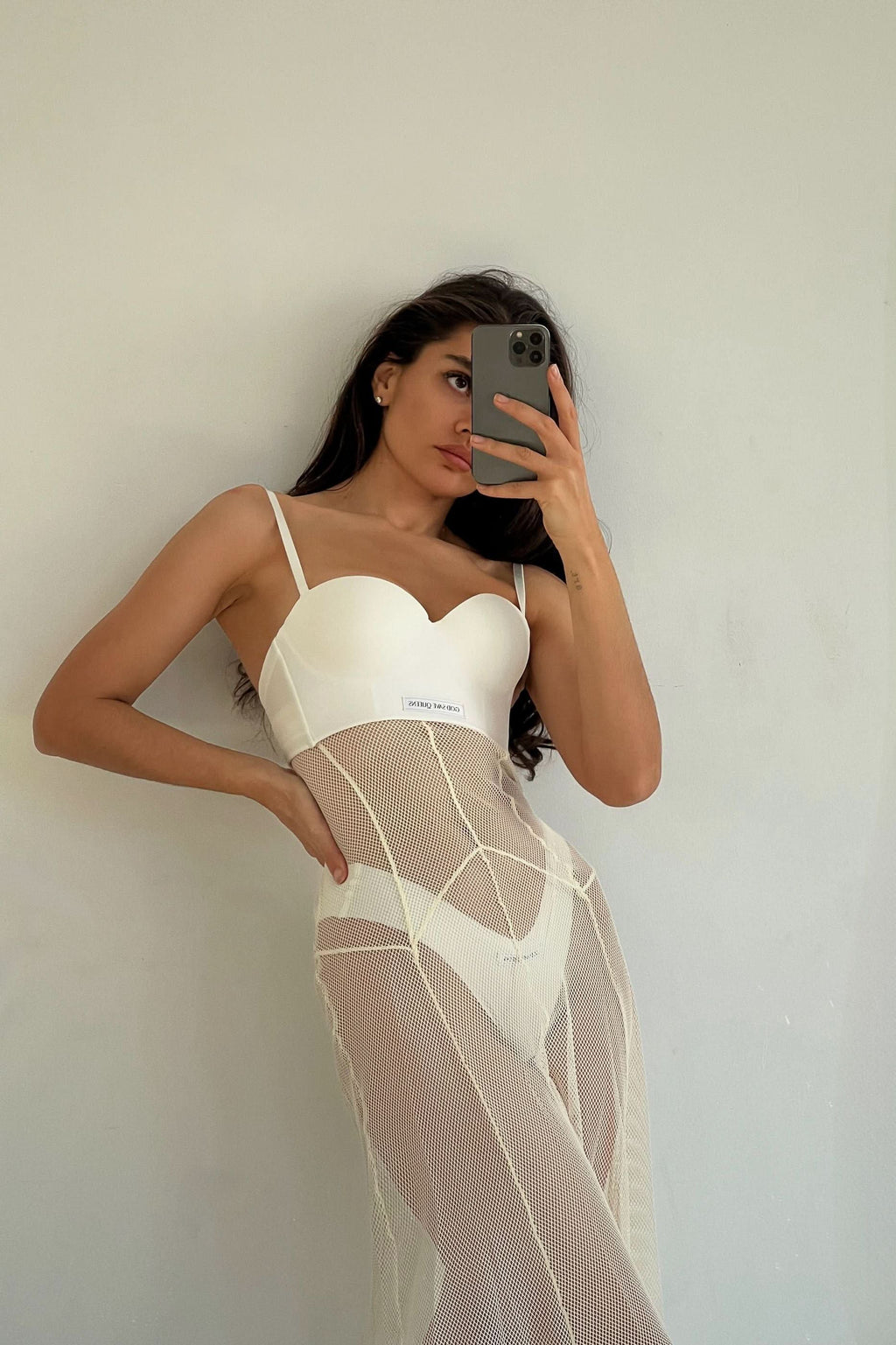 Second Skin Bustier White