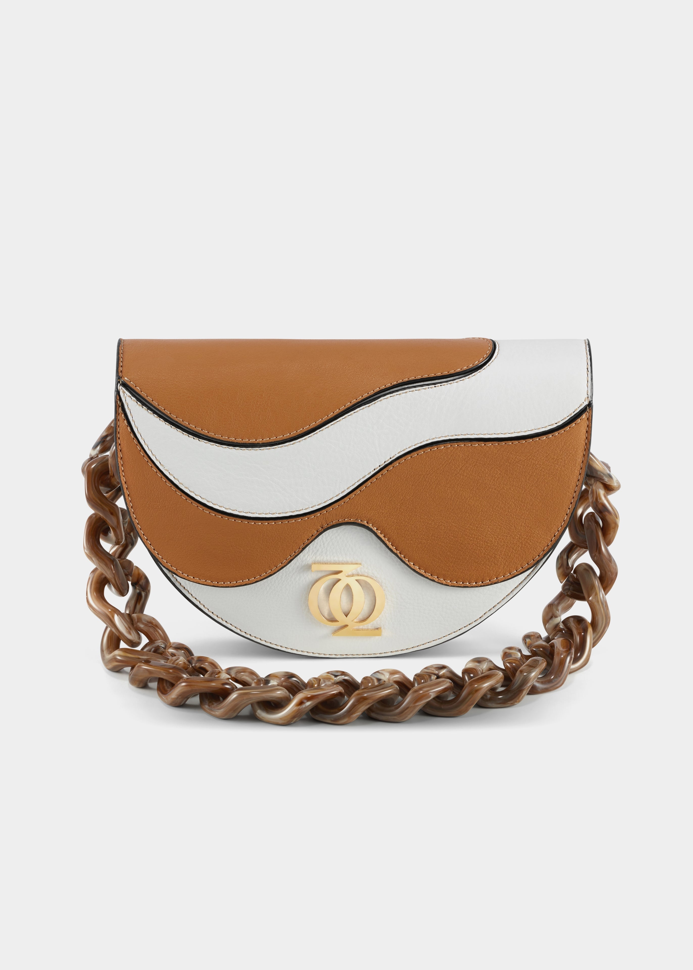 Bonny Bag White & Cognac